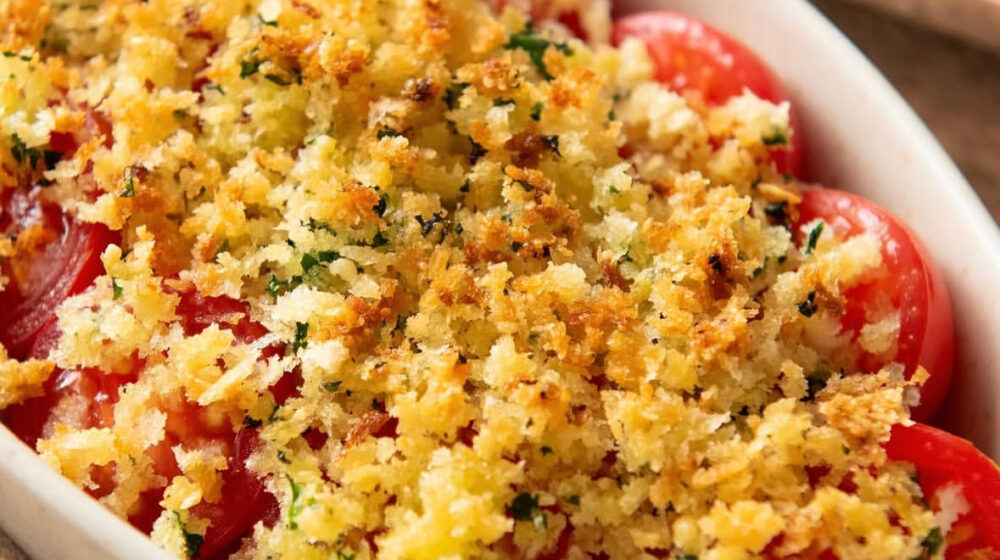 【ミニトマトのパン粉焼き🍅】