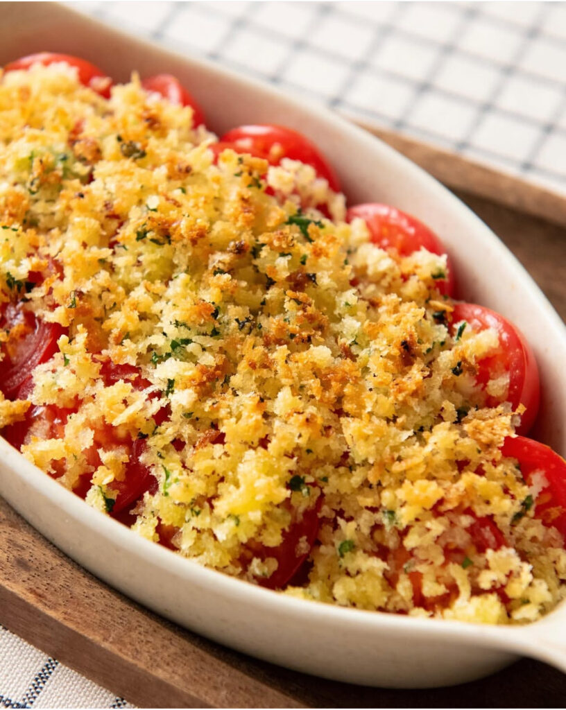 【ミニトマトのパン粉焼き🍅】