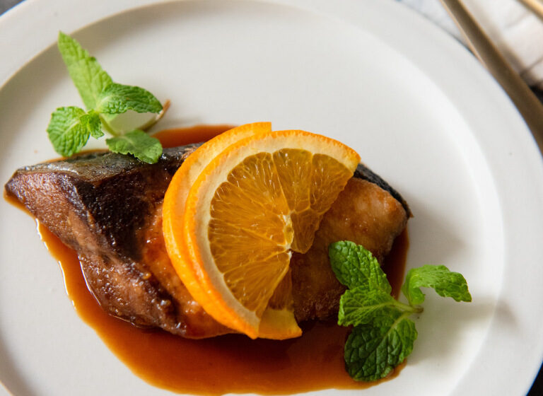 子供に🐟を食べさせたい〜‼️【ぶりのオレンジ🍊照り焼き】 