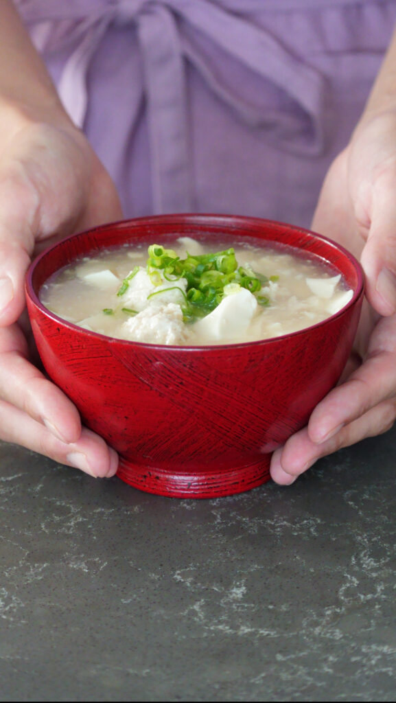 大人気‼️身体を労わるスープレシピ🥣【くずし豆腐とそぼろのとろみ汁】