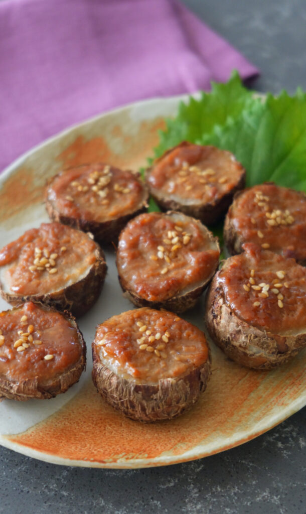 皮剥き卒業🎓皮ごと美味しい✨【里芋の味噌田楽】