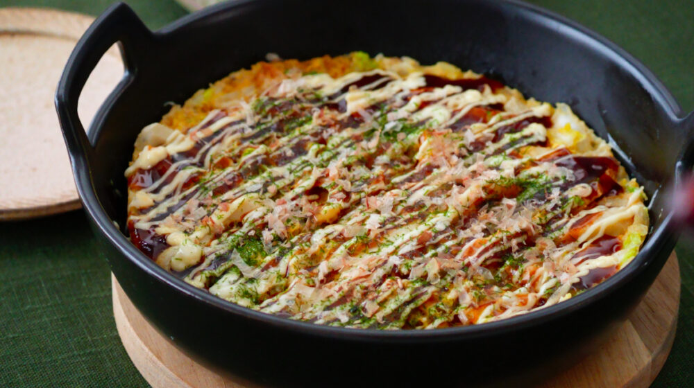 白菜の食べ方、これが新定番【ちくわと塩漬け白菜のとろろ蒸し】