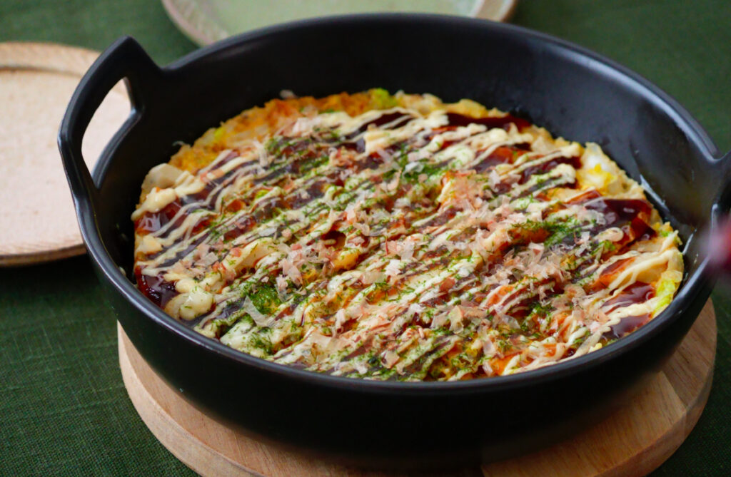 白菜の食べ方、これが新定番【ちくわと塩漬け白菜のとろろ蒸し】